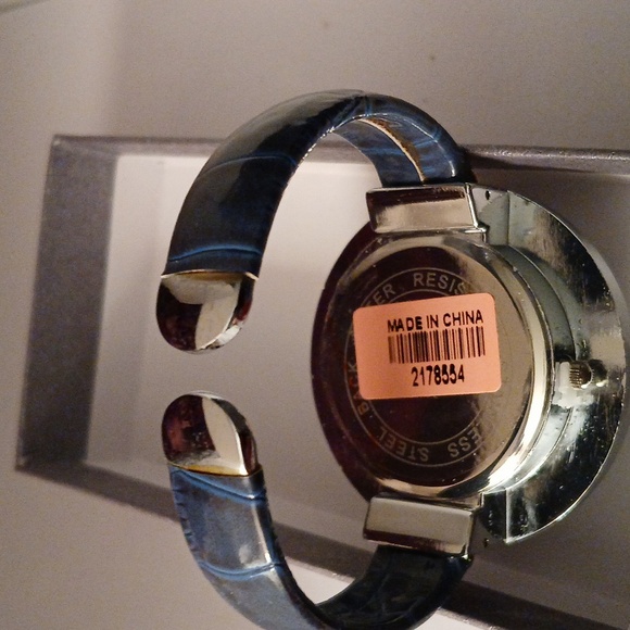 2178554-10. STRADA Austrian Crystal Cuff Watch STS Back - Picture 5 of 8